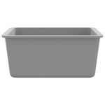 Casa si Gradina - Sanitare - Chiuveta bucatarie si accesorii - Chiuvete bucatarie - Chiuveta de bucatarie din granit cu o cuva, gri - Infinity.ro