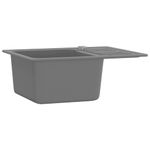 Casa si Gradina - Sanitare - Chiuveta bucatarie si accesorii - Chiuvete bucatarie - Chiuveta de bucatarie din granit cu o cuva, gri - Infinity.ro