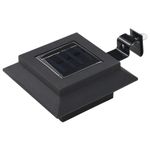 Casa si Gradina - Corpuri si surse de iluminat - Iluminat exterior - Lampi solare - Lampi solare de exterior cu LED, 12 buc., negru, 12 cm, patrat, LED - Infinity.ro