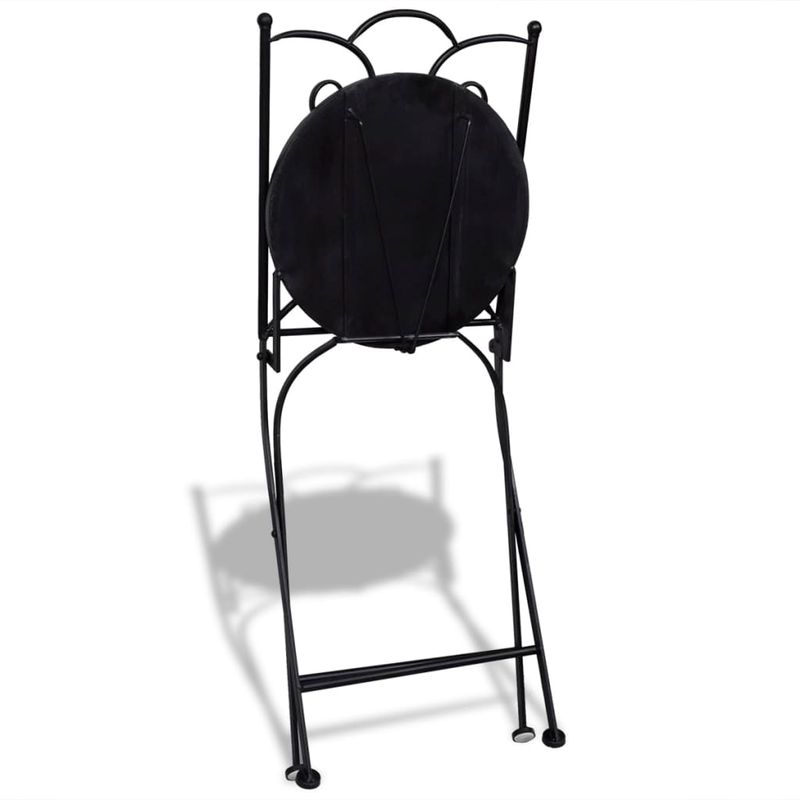 Casa si Gradina - Gradina si terasa - Mobilier exterior - Seturi mobila gradina - Set mobilier bistro, 3 piese, caramiziu, placi ceramice - Infinity.ro