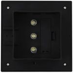 Casa si Gradina - Corpuri si surse de iluminat - Iluminat exterior - Lampi solare - Lampi solare de exterior cu LED, 12 buc., negru, 12 cm, patrat, LED - Infinity.ro