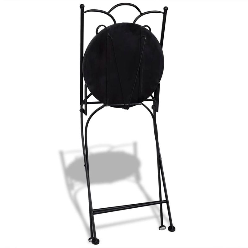 Casa si Gradina - Gradina si terasa - Mobilier exterior - Seturi mobila gradina - Set mobilier bistro, 3 piese, albastru/alb, placi ceramice - Infinity.ro