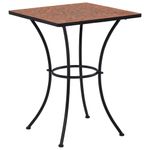 Casa si Gradina - Gradina si terasa - Mobilier exterior - Seturi mobila gradina - Set mobilier bistro, 3 piese, caramiziu, placa ceramica - Infinity.ro