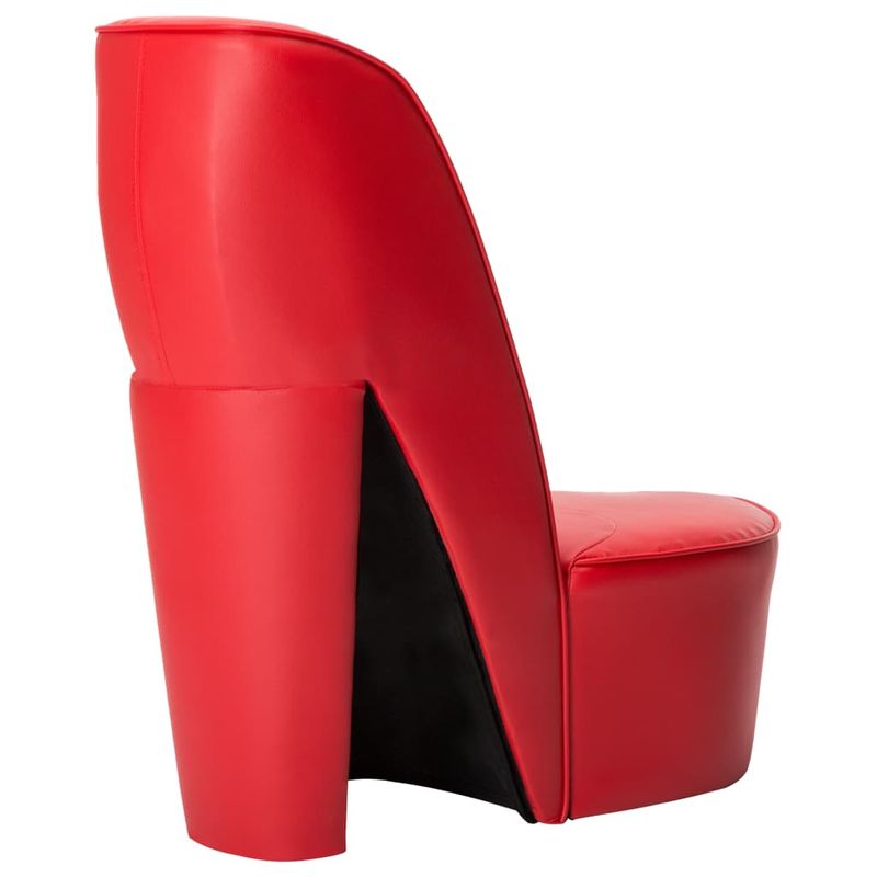 Casa si Gradina - Mobilier - Scaune si fotolii - Fotolii - Fotoliu, design toc inalt, rosu, piele ecologica - Infinity.ro