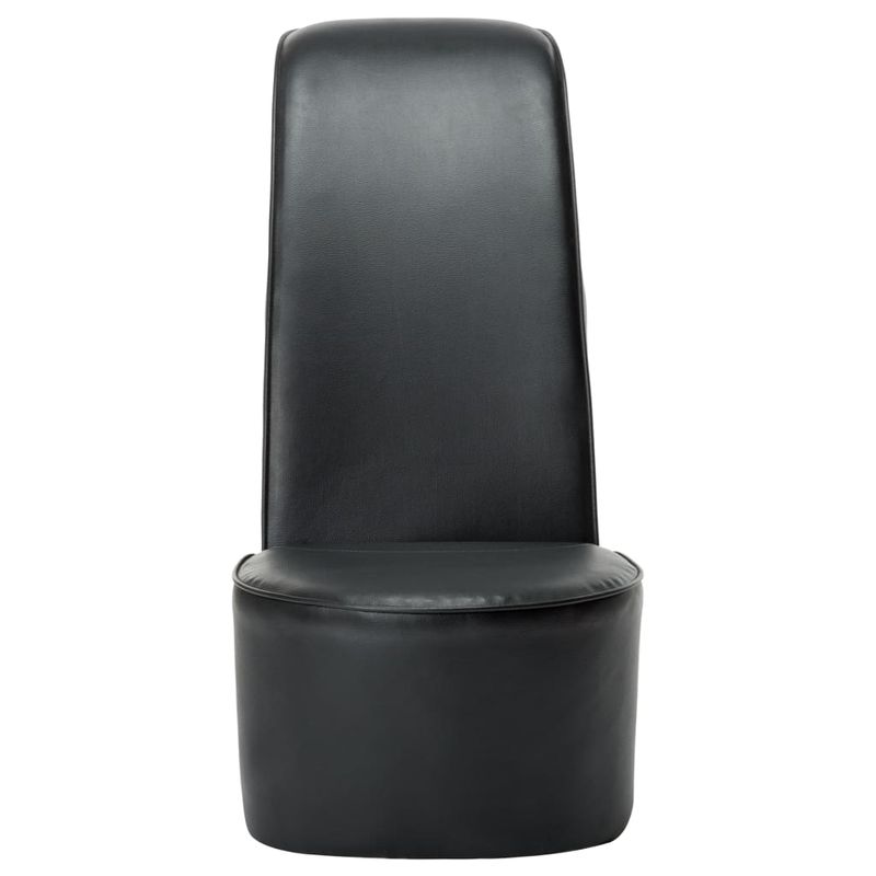 Casa si Gradina - Mobilier - Scaune si fotolii - Fotolii - Fotoliu, design toc inalt, negru, piele ecologica - Infinity.ro