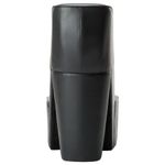 Casa si Gradina - Mobilier - Scaune si fotolii - Fotolii - Fotoliu, design toc inalt, negru, piele ecologica - Infinity.ro