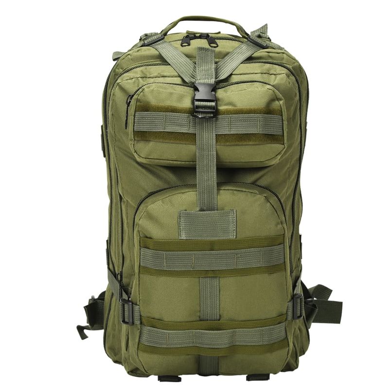 Sport si Outdoor - Articole de voiaj - Rucsacuri - Rucsac in stil militar, 50 L, verde masliniu - Infinity.ro