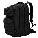 Sport si Outdoor - Articole de voiaj - Rucsacuri - Rucsac in stil militar, 50L, negru - Infinity.ro