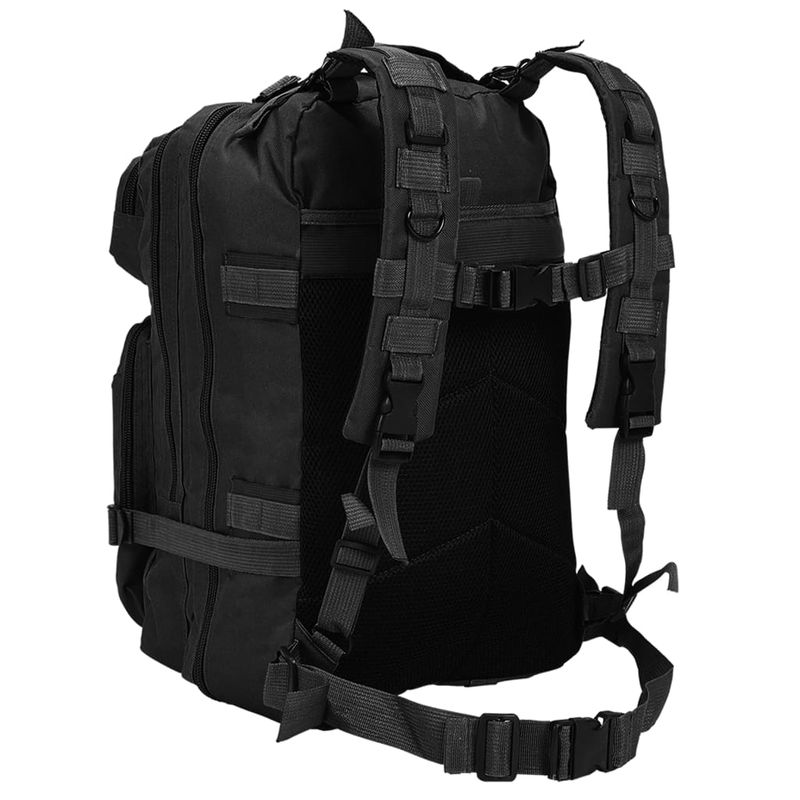 Sport si Outdoor - Articole de voiaj - Rucsacuri - Rucsac in stil militar, 50L, negru - Infinity.ro