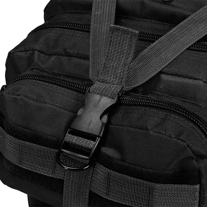 Sport si Outdoor - Articole de voiaj - Rucsacuri - Rucsac in stil militar, 50L, negru - Infinity.ro