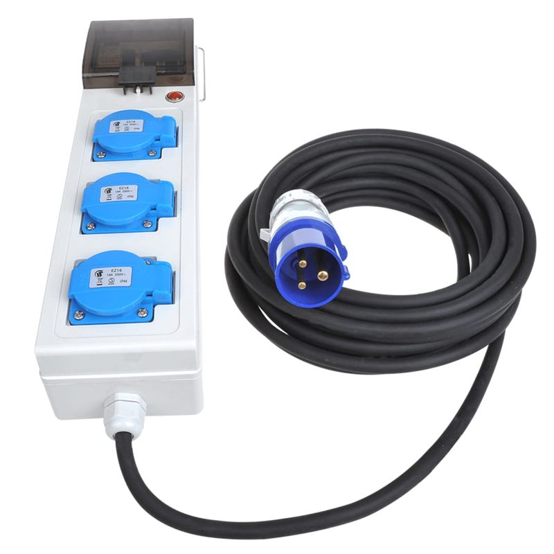 Casa si Gradina - Electrice - Cabluri electrice si conductori - ProPlus Unitate de alimentare pentru cort/remorca 20 m, 3xSchuko - Infinity.ro