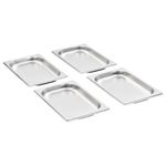 Casa si Gradina - Bucatarie si vesela - Vase pentru gatit - Tavi copt - Recipiente Gastronorm 12 buc. GN 1/4 20 mm otel inoxidabil - Infinity.ro
