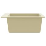 Casa si Gradina - Sanitare - Chiuveta bucatarie si accesorii - Chiuvete bucatarie - Chiuveta bucatarie suprapusa, bej, un bazin - Infinity.ro
