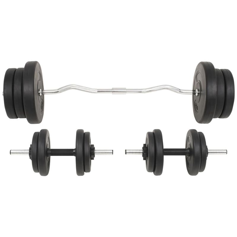 Sport si Outdoor - Fitness - Greutati si echipament - Greutati - Set de haltere si gantere, 60 kg - Infinity.ro