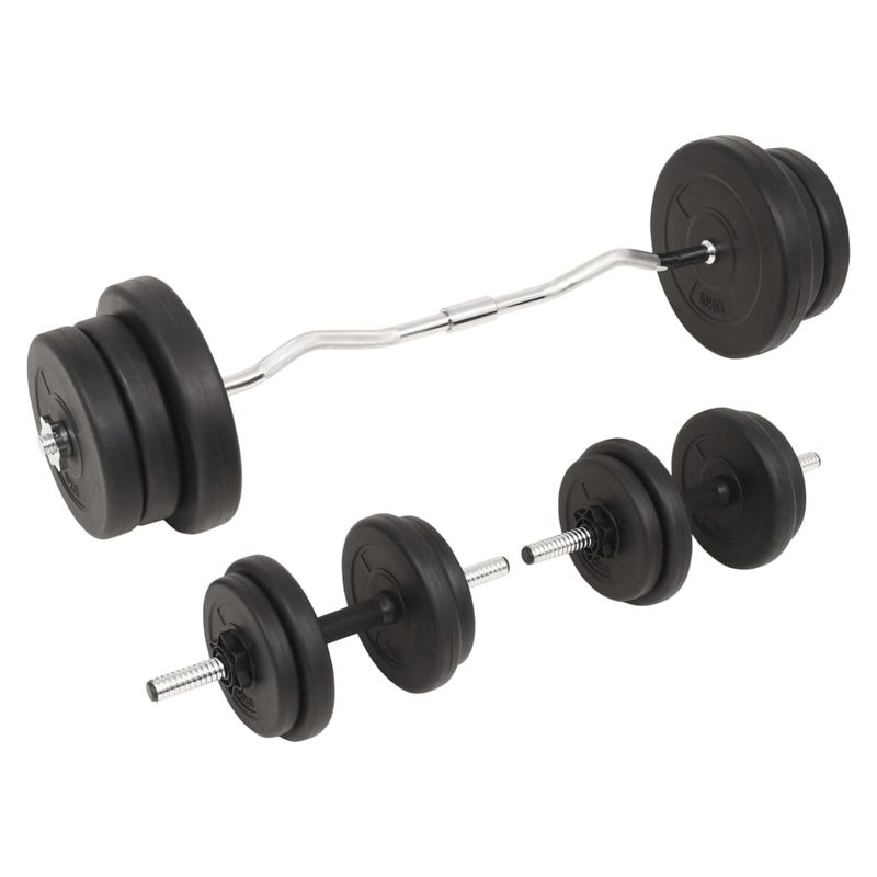 Sport si Outdoor - Fitness - Greutati si echipament - Greutati - Set de haltere si gantere, 60 kg - Infinity.ro