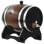 Casa si Gradina - Gradinarit si plante - Agricultura - Produse vinificatie - Butoi de vin cu robinet, 6 L, lemn masiv de pin - Infinity.ro