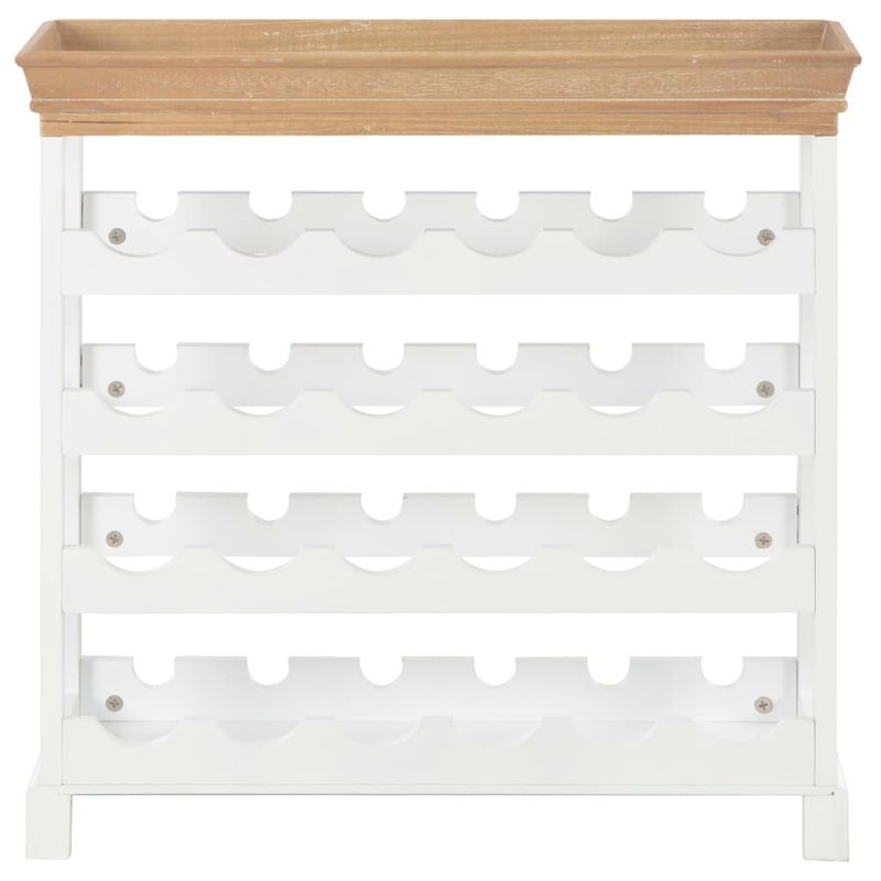 Casa si Gradina - Bucatarie si vesela - Accesorii bar - Carafe si decantoare - Dulap pentru sticle de vin Abreu, alb, 70 x 22,5 x 70,5 cm, MDF - Infinity.ro