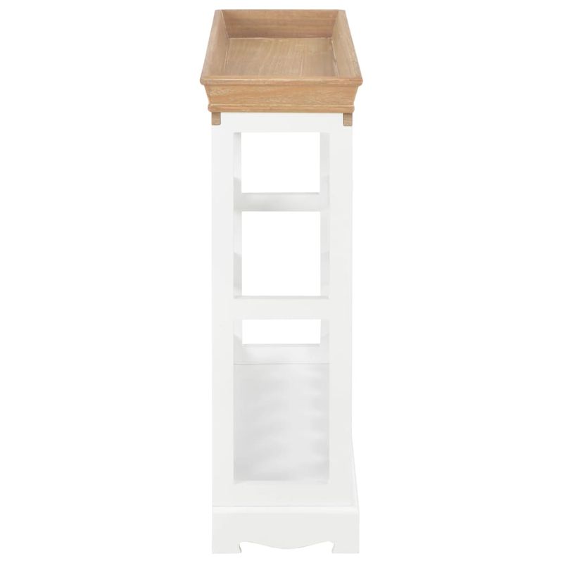 Casa si Gradina - Bucatarie si vesela - Accesorii bar - Carafe si decantoare - Dulap pentru sticle de vin Abreu, alb, 70 x 22,5 x 70,5 cm, MDF - Infinity.ro