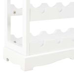 Casa si Gradina - Bucatarie si vesela - Accesorii bar - Carafe si decantoare - Dulap pentru sticle de vin Abreu, alb, 70 x 22,5 x 70,5 cm, MDF - Infinity.ro