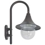 Casa si Gradina - Corpuri si surse de iluminat - Iluminat exterior - Felinare - Lampa de perete de gradina E27, bronz, 42 cm, aluminiu - Infinity.ro