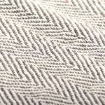 Casa si Gradina - Textile si covoare - Pături și cuverturi - Pături - Patura decorativa model spic, bumbac, 125 x 150 cm, gri - Infinity.ro