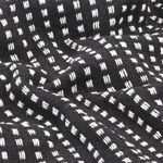 Casa si Gradina - Textile si covoare - Pături și cuverturi - Pături - Patura decorativa model spic, bumbac, 125 x 150 cm, negru - Infinity.ro