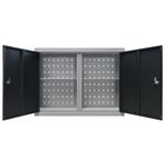 Casa si Gradina - Constructii - Depozitare, transport si protectie - Organizatoare si cutii scule - Dulap de perete pentru unelte gri & negru metal stil industrial - Infinity.ro