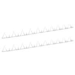 Casa si Gradina - Gradinarit si plante - Unelte gradinarit - Accesorii pentru unelte gradinarit - Banda cu tepi de perete, 2 buc., 1 m, otel - Infinity.ro