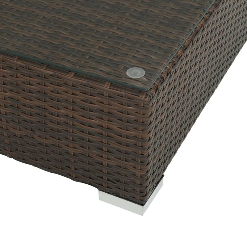 Casa si Gradina - Gradina si terasa - Mobilier exterior - Seturi mobila gradina - Set mobilier de gradina cu perne, 6 piese, maro, poliratan - Infinity.ro