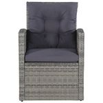 Casa si Gradina - Gradina si terasa - Mobilier exterior - Seturi mobila gradina - Set mobilier de exterior cu perne, 6 piese, gri, poliratan - Infinity.ro