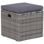 Casa si Gradina - Gradina si terasa - Mobilier exterior - Seturi mobila gradina - Set mobilier de exterior cu perne, 6 piese, gri, poliratan - Infinity.ro