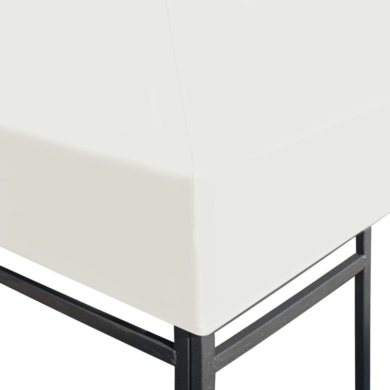 Casa si Gradina - Gradina si terasa - Umbrele si pavilioane - Pavilioane - Acoperis de pavilion, 310 g/m², alb crem, 4 x 3 m - Infinity.ro