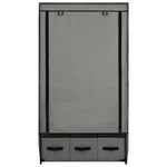 Casa si Gradina - Mobilier - Dulapuri si sifoniere - Sifoniere - Sifonier, gri, 87 x 49 x 159 cm, material textil - Infinity.ro