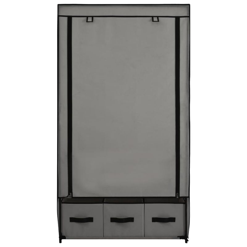Casa si Gradina - Mobilier - Dulapuri si sifoniere - Sifoniere - Sifonier, gri, 87 x 49 x 159 cm, material textil - Infinity.ro