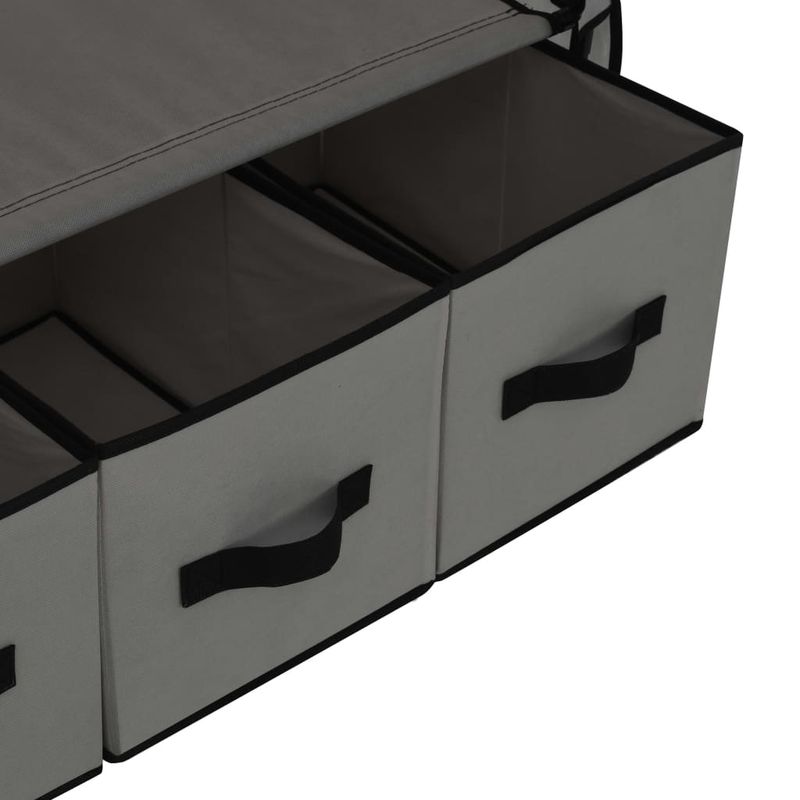 Casa si Gradina - Mobilier - Dulapuri si sifoniere - Sifoniere - Sifonier, gri, 87 x 49 x 159 cm, material textil - Infinity.ro