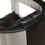 Casa si Gradina - Mobilier - Scaune si fotolii - Fotolii - Fotoliu aviator, negru, piele naturala - Infinity.ro