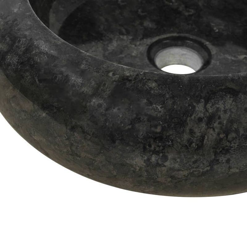 Casa si Gradina - Sanitare - Lavoar baie si accesorii - Lavoare si piedestale - Chiuveta, negru, 40 x 12 cm, marmura - Infinity.ro