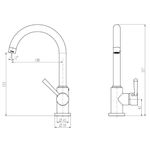 Casa si Gradina - Sanitare - Instalatii hidro - Robineti - SCHUTTE Baterie mixer de chiuveta "CORNWALL", crom - Infinity.ro