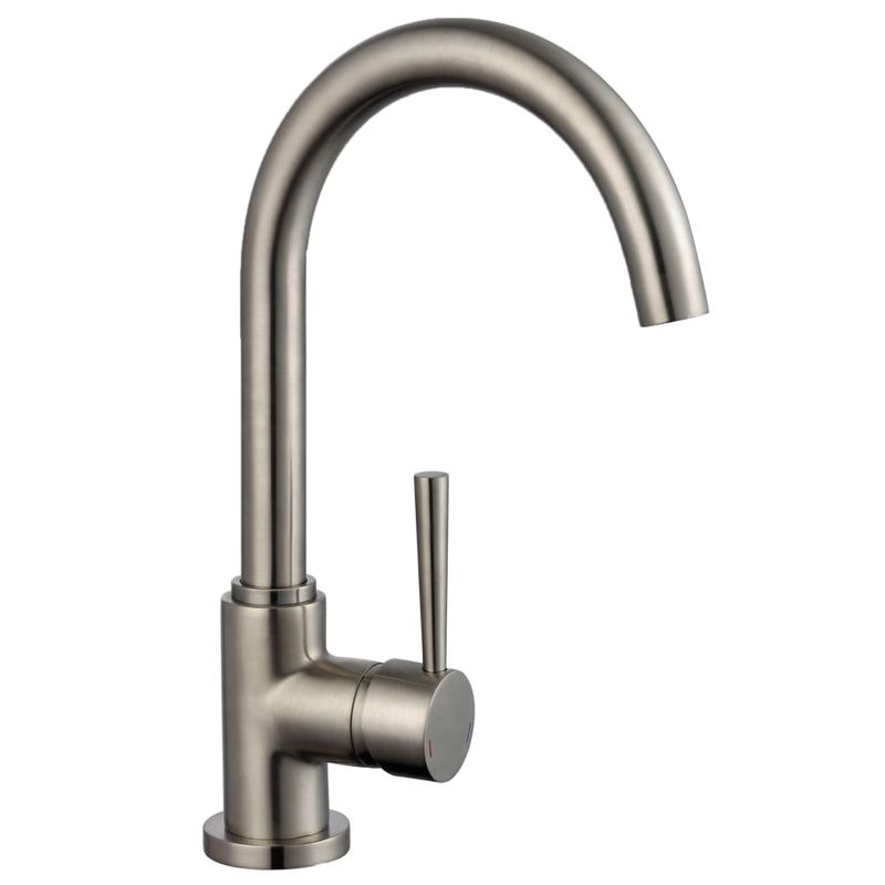Casa si Gradina/Sanitare/Instalatii hidro/Robineti - SCHUTTE Baterie mixer de chiuveta "CORNWALL", otel inoxidabil - Infinity.ro
