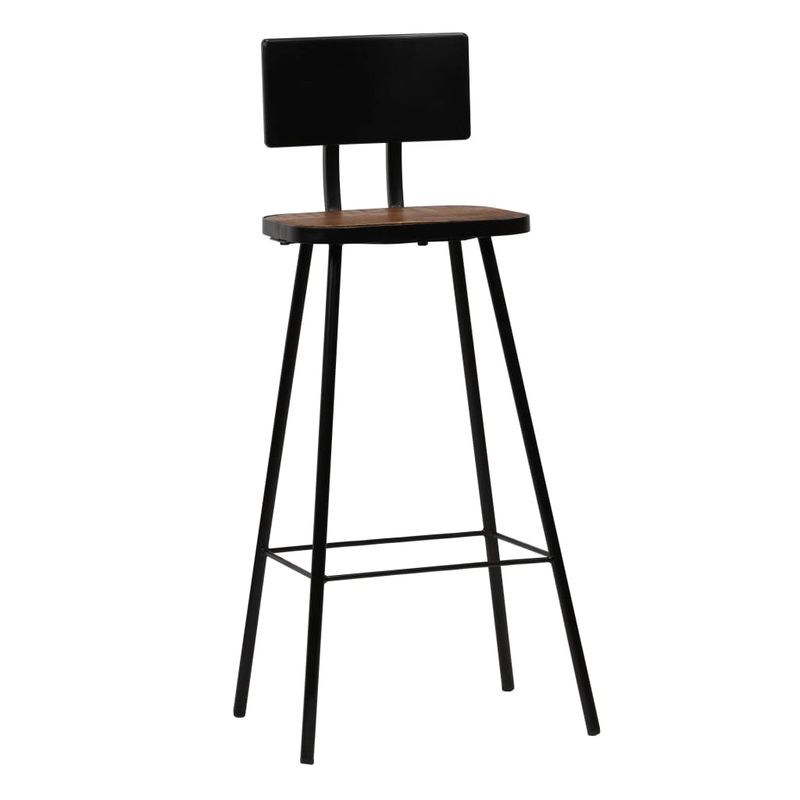 Casa si Gradina - Mobilier - Scaune si fotolii - Scaune - Scaune de bar, 2 buc., lemn masiv reciclat - Infinity.ro