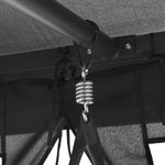 Casa si Gradina - Gradina si terasa - Balansoare si hamace - Balansoare - Balansoar extensibil cu copertina antracit 220x160x240 cm otel - Infinity.ro