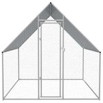 Petshop - Accesorii petshop - Culcusuri si custi - Custi interior si exterior - Cotet de gaini pentru exterior, 2x2x1,92 m, otel galvanizat - Infinity.ro