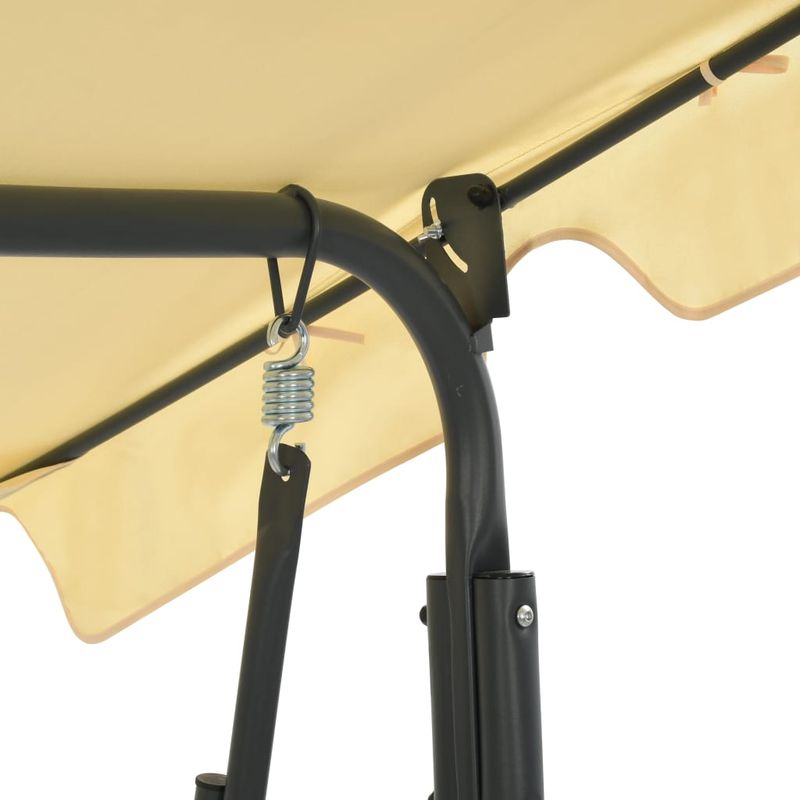 Casa si Gradina - Gradina si terasa - Balansoare si hamace - Balansoare - Balansoar de gradina, alb crem, 170 x 110 x 153 cm - Infinity.ro