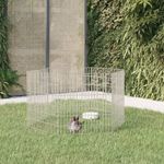 Petshop - Accesorii petshop - Culcusuri si custi - Custi interior si exterior - Cusca pentru iepuri, 6 panouri, 54x60 cm, fier galvanizat - Infinity.ro