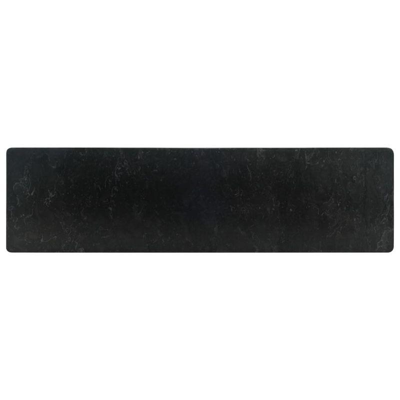 Casa si Gradina - Sanitare - Lavoar baie si accesorii - Lavoare si piedestale - Chiuveta, negru extralucios, 45x30x12 cm, marmura - Infinity.ro