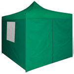 Casa si Gradina - Gradina si terasa - Umbrele si pavilioane - Pavilioane - Cort pliabil 3 x 3 m cu 4 pereti, verde - Infinity.ro