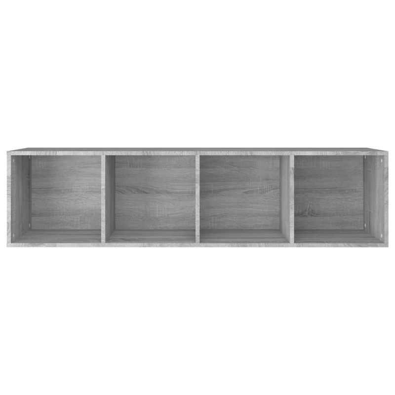Casa si Gradina - Mobilier - Biblioteci si rafturi - Biblioteci - Biblioteca/Comoda TV, gri sonoma, 36x30x143 cm, lemn prelucrat - Infinity.ro