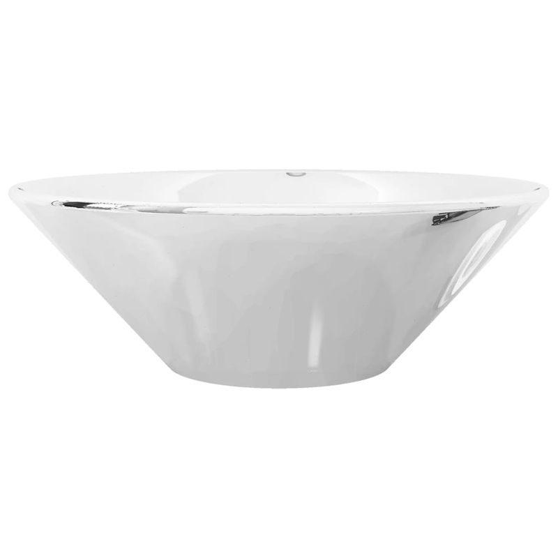 Casa si Gradina - Sanitare - Lavoar baie si accesorii - Lavoare si piedestale - Chiuveta din ceramica de portelan, argintiu, 42 x 14 cm, ceramica - Infinity.ro