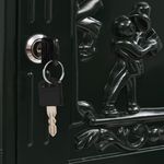 Casa si Gradina - Constructii - Depozitare, transport si protectie - Cutii postale - Cutie postala cu picior, aluminiu, vintage, inoxidabil, verde - Infinity.ro