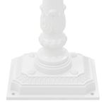 Casa si Gradina - Constructii - Depozitare, transport si protectie - Cutii postale - Cutie postala cu picior, aluminiu, vintage, inoxidabila, alb - Infinity.ro